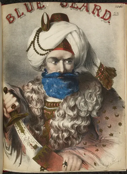 Framed Print : Blue Beard