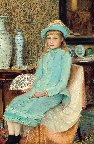 Blue Belle, 1877 (oil on board)
