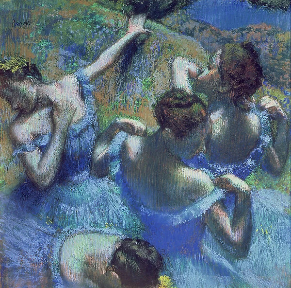 Blue Dancers, c. 1899 (pastel)