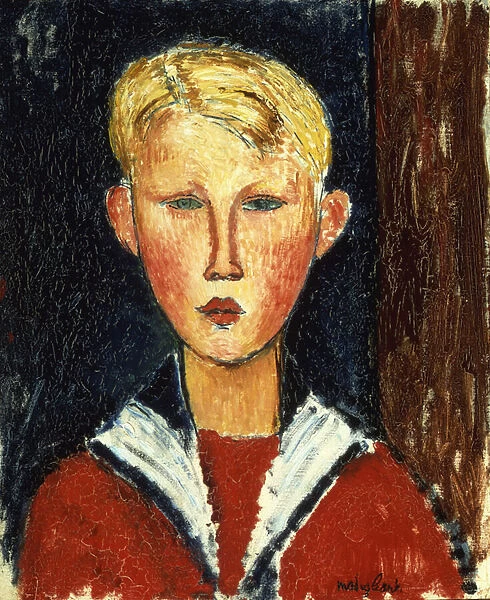 The Blue-Eyed Boy, 1916 (oil on canvas)