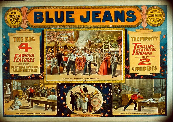 Blue Jeans, c. 1890 (colour litho)