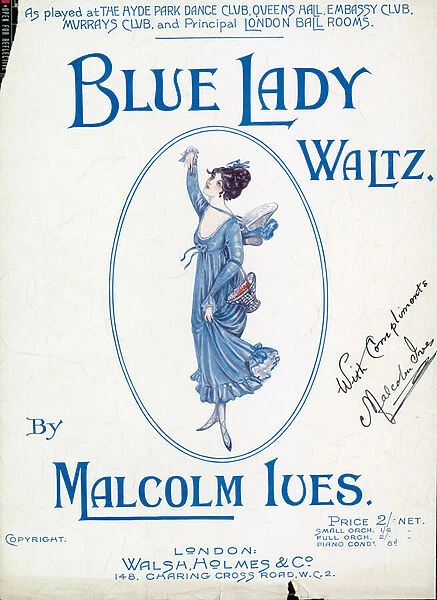Blue Lady Waltz (colour litho)