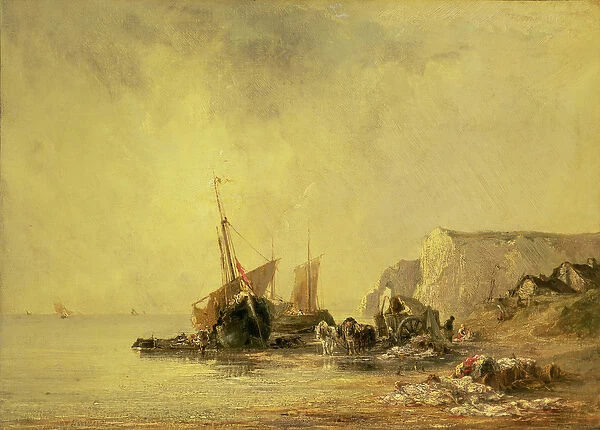 Boats by the Normandy Shore, c. 1823