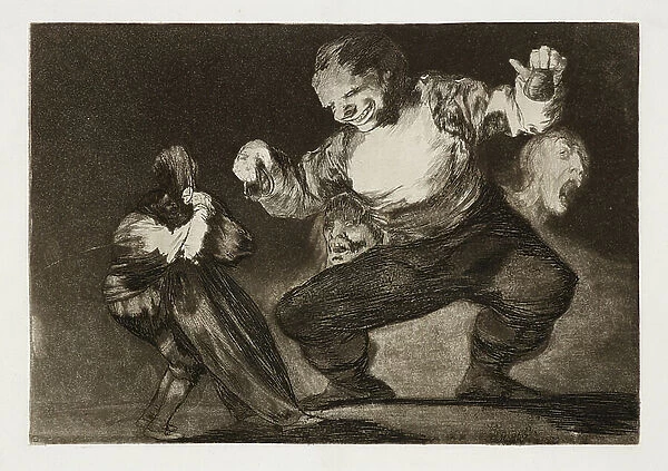 Bobalicon (Silly Idiot), 1864 (etching, aquatint & drypoint)