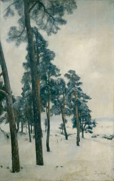 From Bogstad lake, 1909