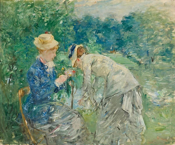 In the Bois de Boulogne, c. 1875-9 (oil on canvas)