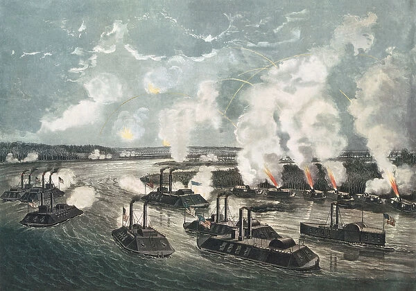 Bombardment and Capture of Island No. 10 on the Mississippi River, 7th April 1862