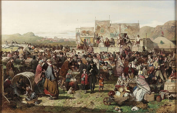 A Border Fair, c. 1865 (oil on canvas)