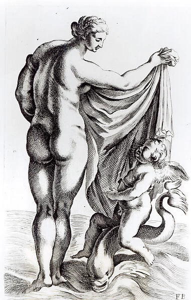 The Borghese Venus, c. 1653 (etching) (b  /  w photo)