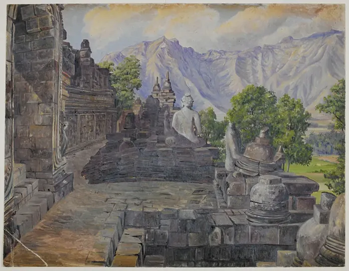 Framed Print : Boro Bodo, Java