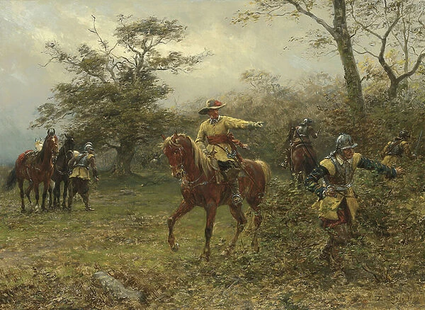 The Boscobel Oak, 1889 (oil on canvas)