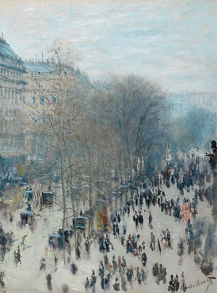Boulevard des Capucines, 1873-4 (oil on canvas)