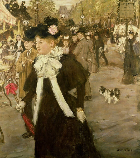 Boulevard des Italiens, c. 1899 (oil on canvas)