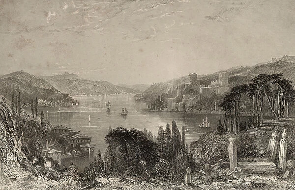 Boumeli Hissar, or the Castle of Europe (engraving)