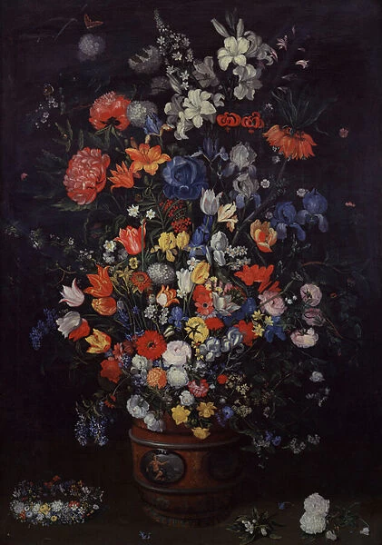 Bouquet of Flowers (oil on canvas)
