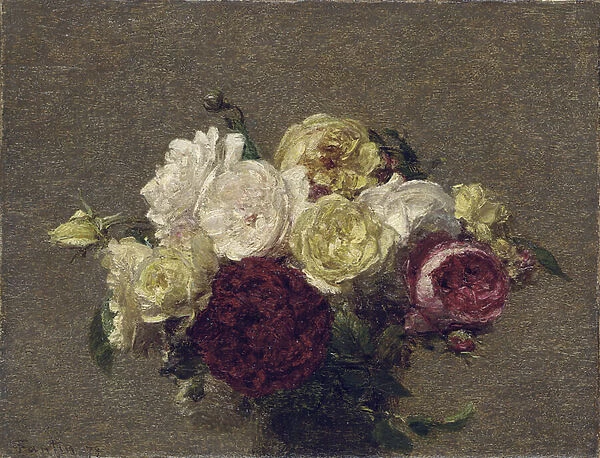 Bouquet of Roses, 1879 (oil on canvas)