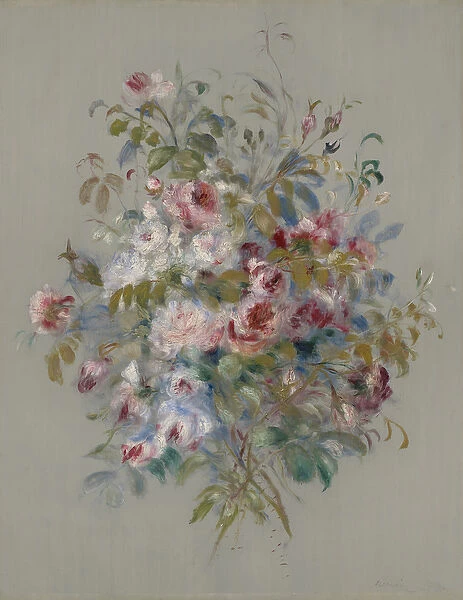 Bouquet of Roses, 1879 (oil on panel)