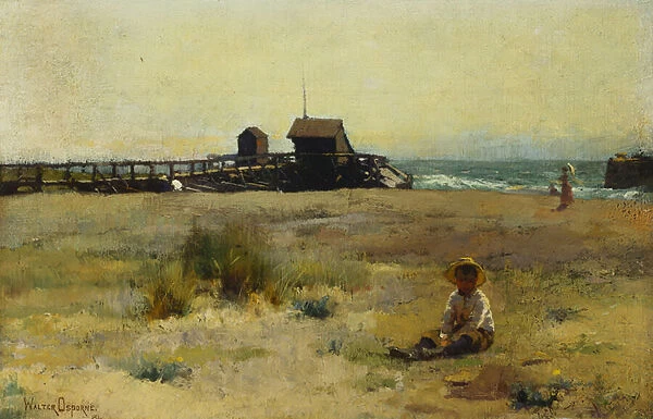 Boy on a Beach, 1884 (oil on canvas)