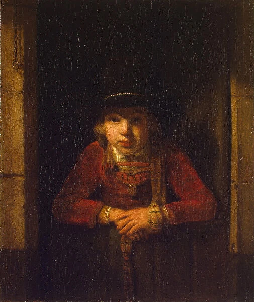 Boy Looking through the Window, c. 1647 (oil on canvas)