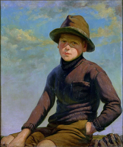 Boyhood, 1918 (oil on canvas)