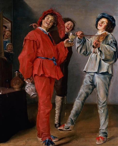 Three Boys Merry-making, c. 1629