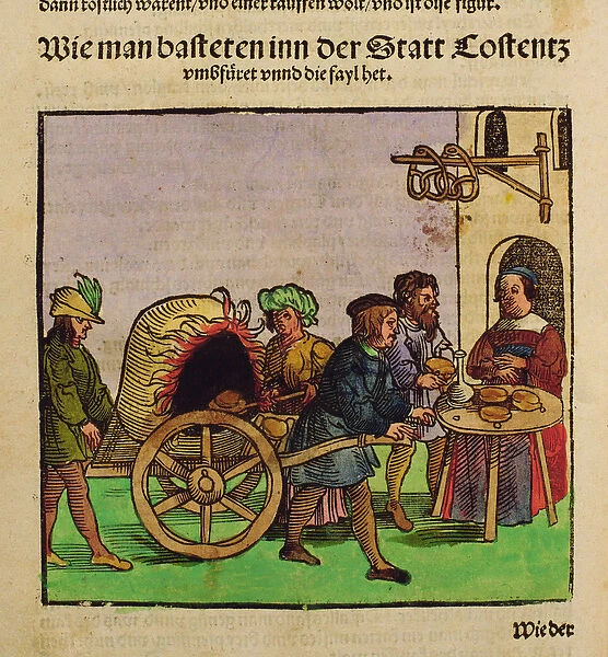 How they made bread at the Council of Constance, from Chronik des Konzils von Konstanz