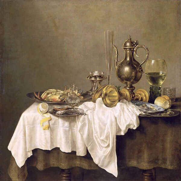 Breakfast with a Crab, 1648 (oil on canvas)