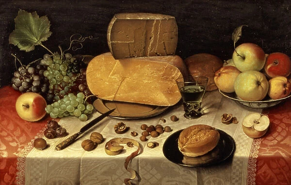 Breakfast Still Life, 1613 (oil on canvas)