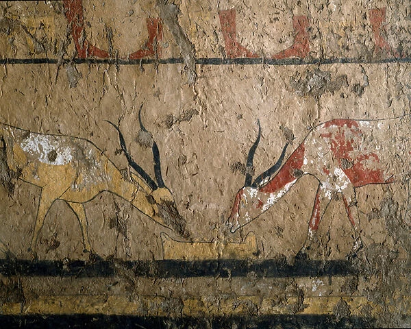 Breeding of betail. 2200-2000 BC. (fresco)