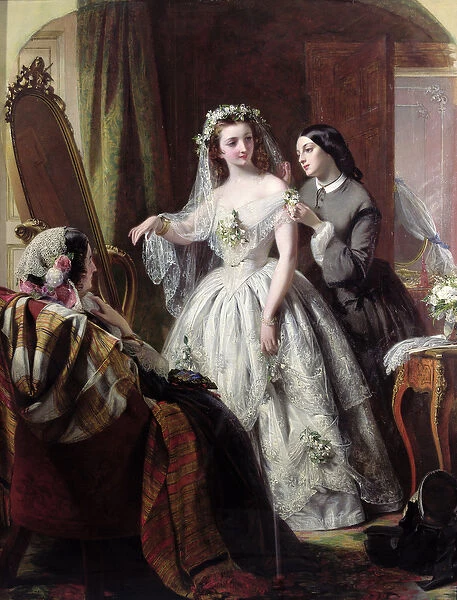 The Bride, 1856 (oil on canvas) (see also 112995)
