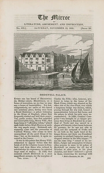 Bridewell Palace (engraving)
