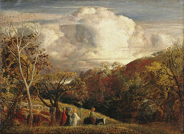 The Bright Cloud, 1833-34 (oil & tempera on mahogany panel)