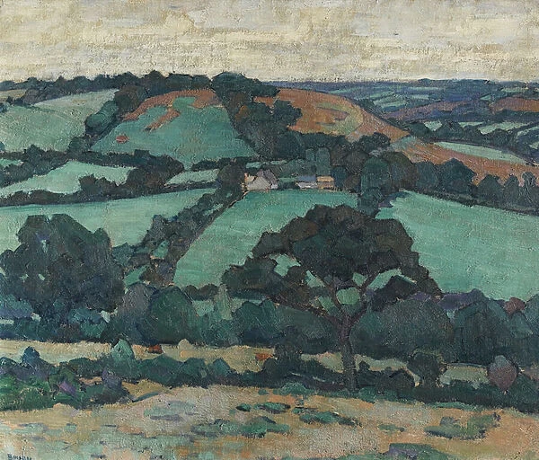 Brimley Hill, Devon, 1914-16 (oil on canvas)