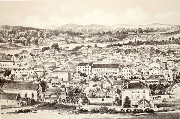 Brisbane, from The History of Australasia by David Blair, McGrady, Thomson, and Niven