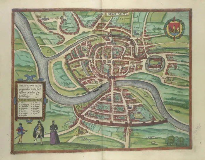 Framed Print : Bristol. BL3280399 Bristol; British Library, London, UK; (add.info.
