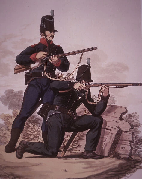 British Army riflemen of the early 19th century: Soldier of the 60th Royal American Foot