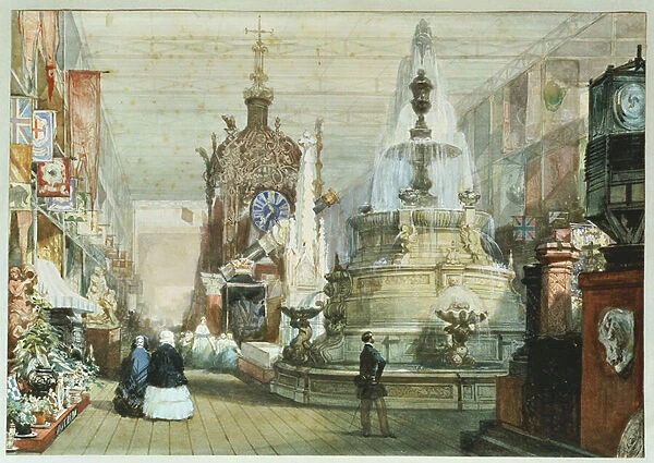 The British Stand at the Great Exhibition held in the Crystal Palace
