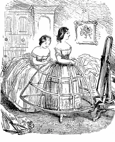 British womens fashion - 1850s