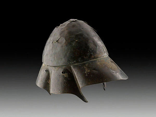 Bronze Boeotian helmet (copper alloy)