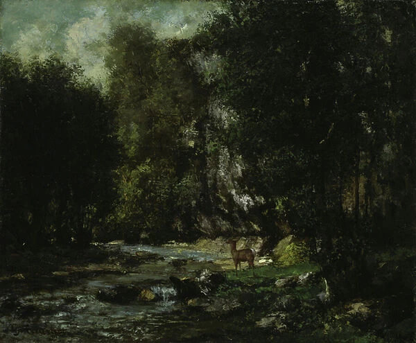 The Brook of Les Puits-Noir, c. 1855 (oil on canvas)