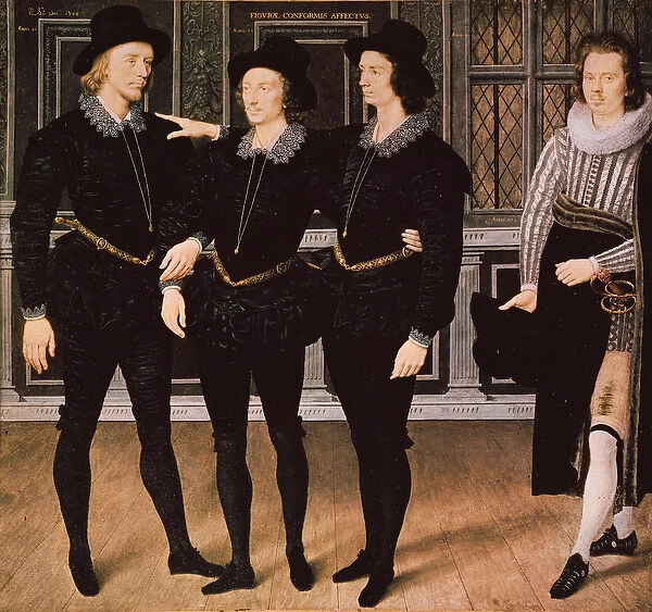 The Browne Brothers, 1598 (gouache & w  /  c on vellum)