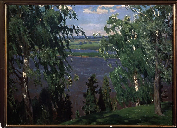 Bruit vert (Green Noise). Peinture de Arkadi (Arkady) Alexandrovich Rylov (1870-1939), huile sur toile, 1904. Art russe, 20e siecle. State Tretyakov Gallery, Moscou