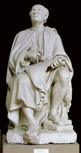 Brunelleschi, sculpture by Luigi Pampaloni (1791-1847) (plaster)