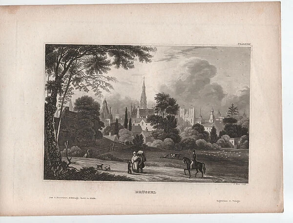 Brussels, 1837 (engraving)