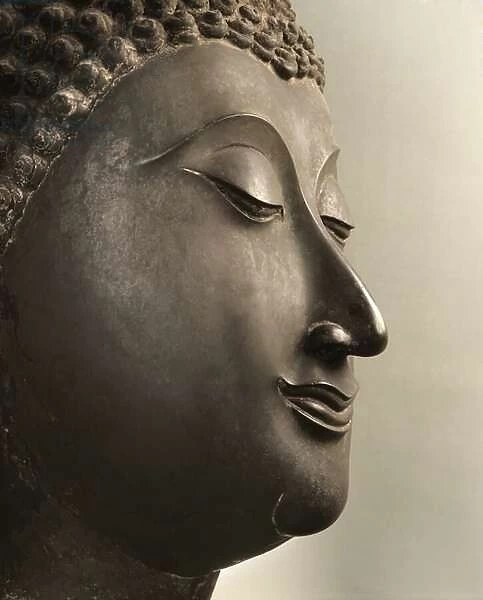Buddha head, Sukhothai period