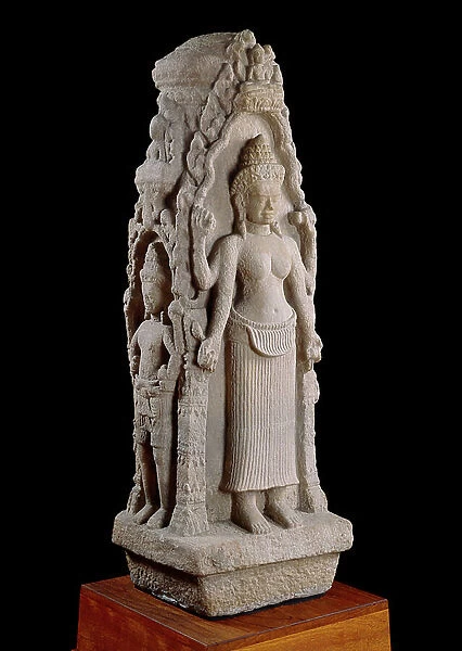 Buddhist chaitya, mid-10th century AD (sandstone)