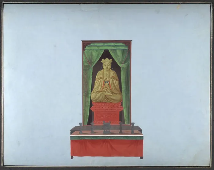 Framed Print : A Buddhist deity Framed Print : A Buddhist deity