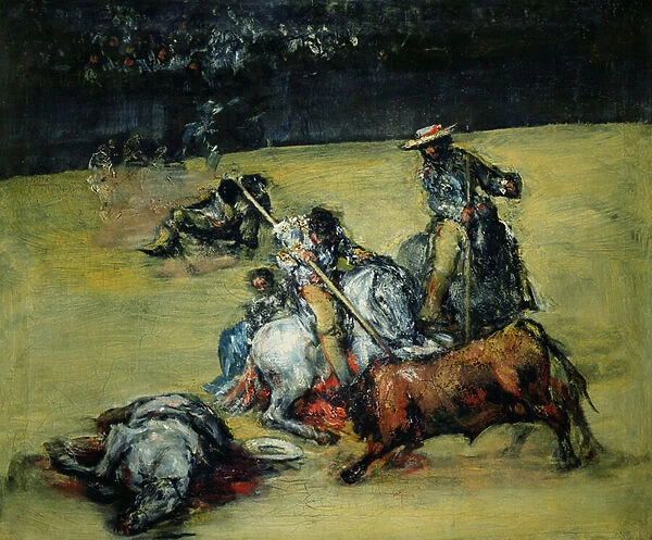 The Bullfight, c. 1825 (oil on canvas)