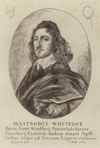 Bulstrode Whitelocke, English lawyer, politician and diplomat (engraving)