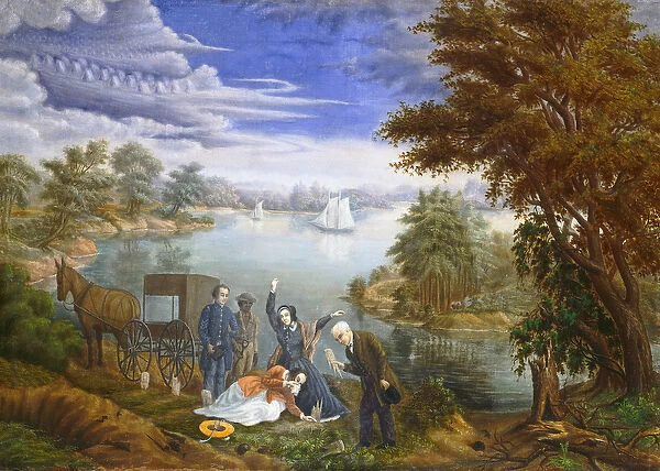 The Burial, c. 1890 (oil on canvas)